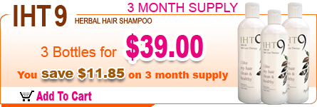 IHT9 - Herbal hair Shampoo - Buy 3 Bottles for $39.00